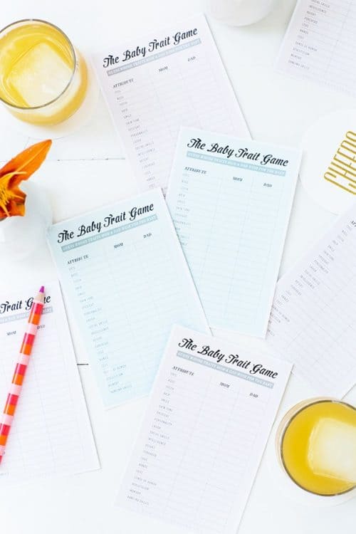 the baby trait game