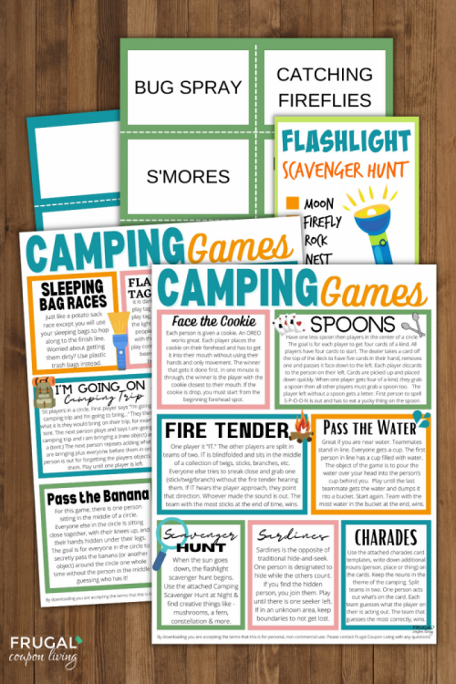 the best camping games