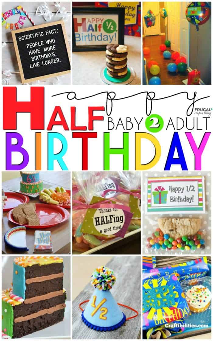 Half Birthday Party Ideas