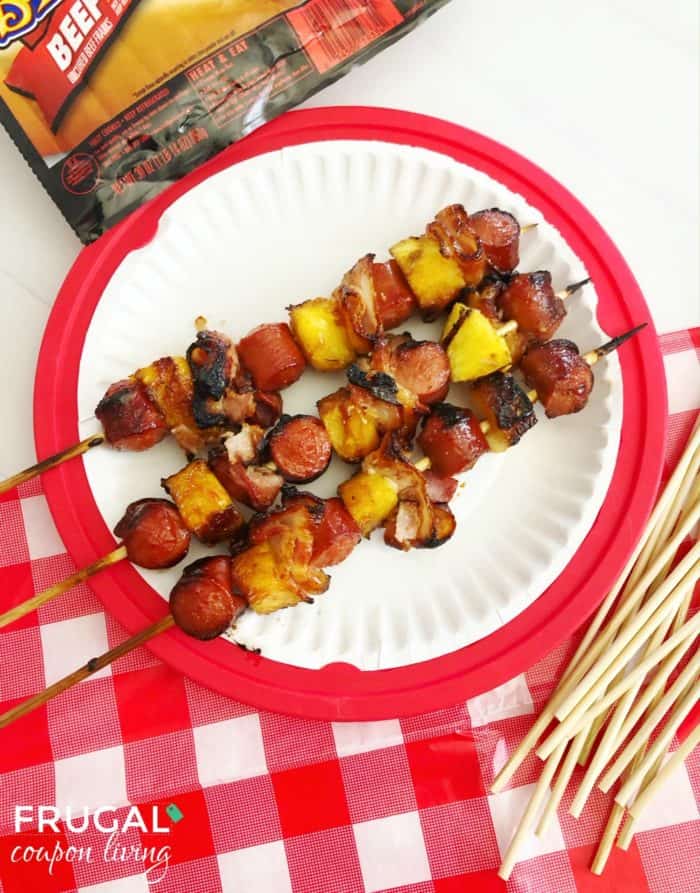 Hot Dog Easy Beef Kabobs