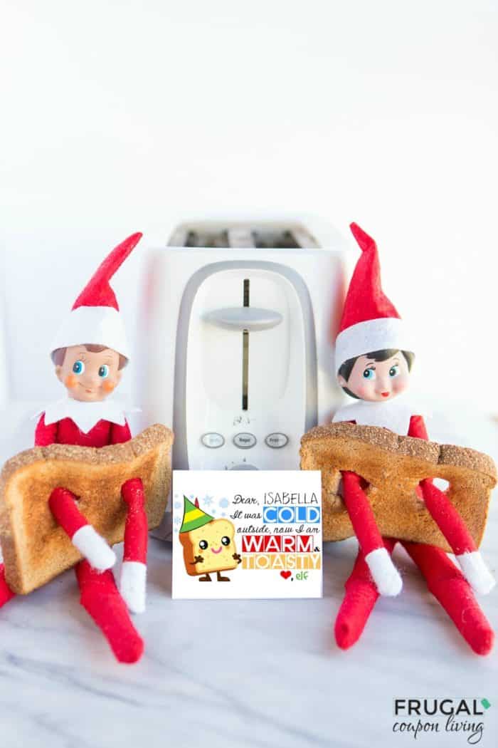 Warm and Toasty Free Elf on the Shelf Printables
