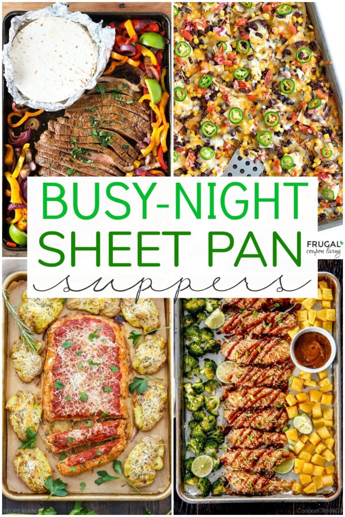 busy night sheet pan suppers for families