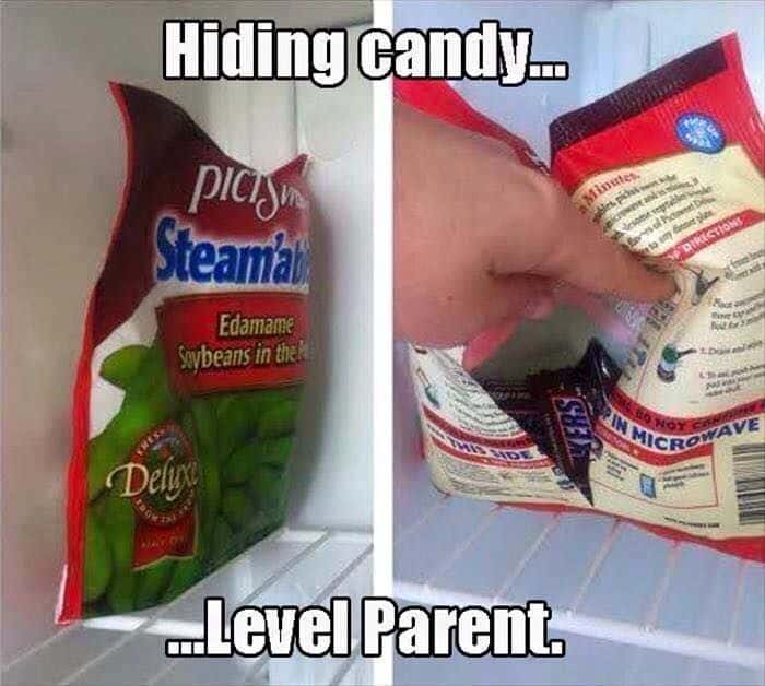 Parenting Meme How to Hide Candy