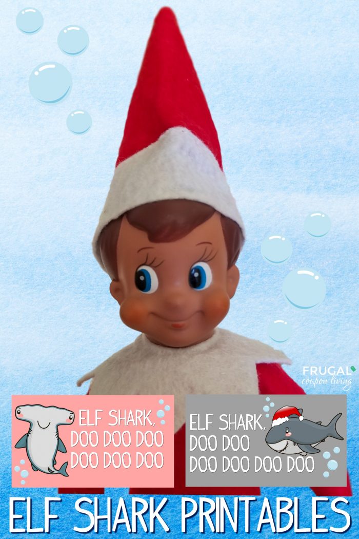 Elf Baby Shark Printables Instant Downloads