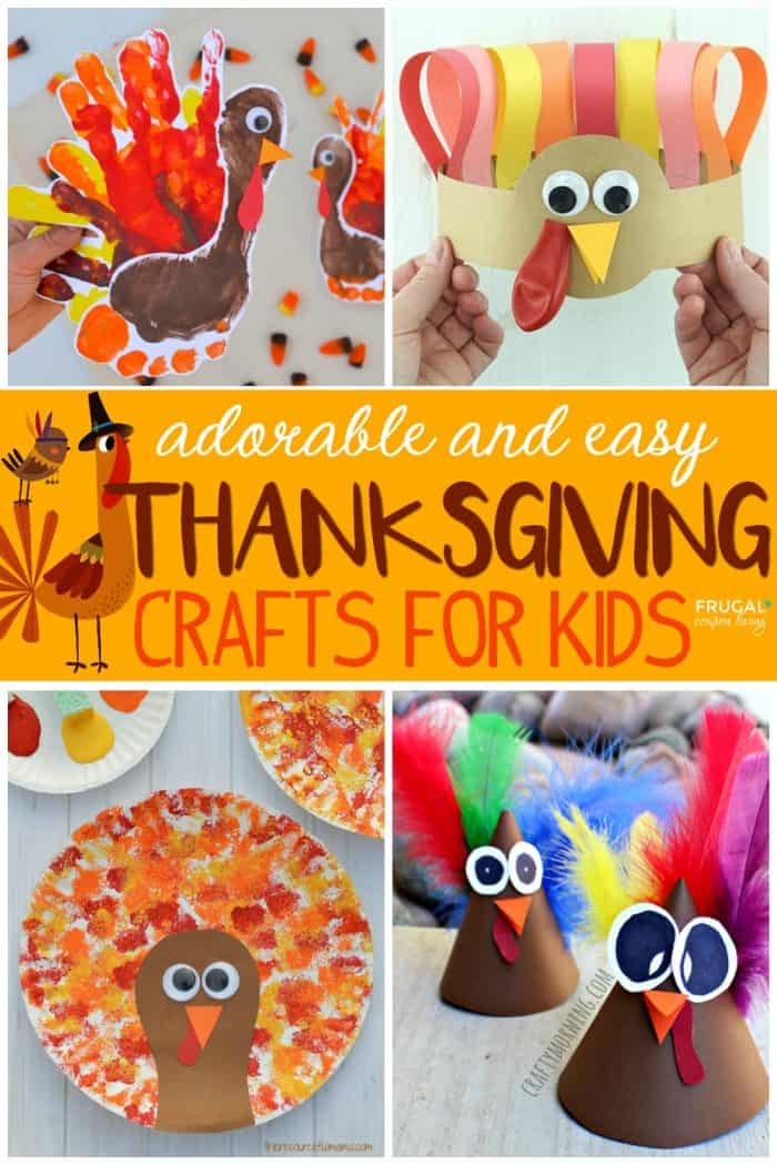 Easy Thanksgiving Crafts for Kids