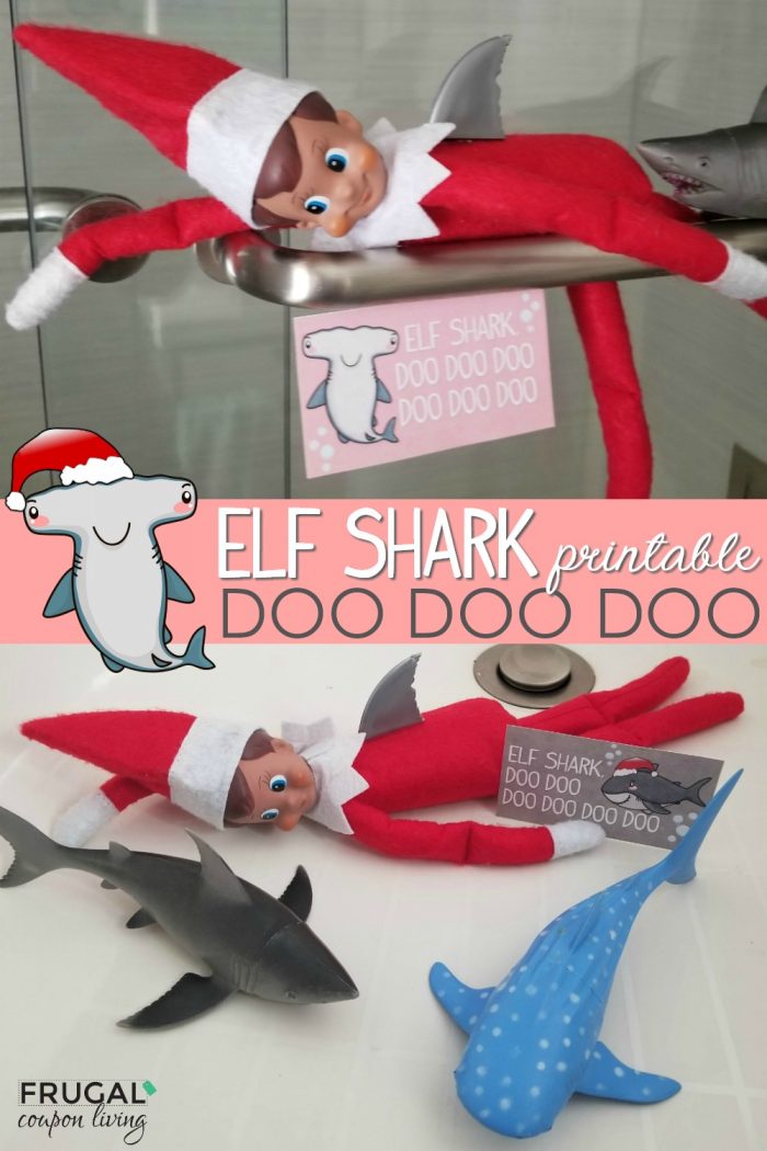 Elf on the Shelf Baby Shark Printable
