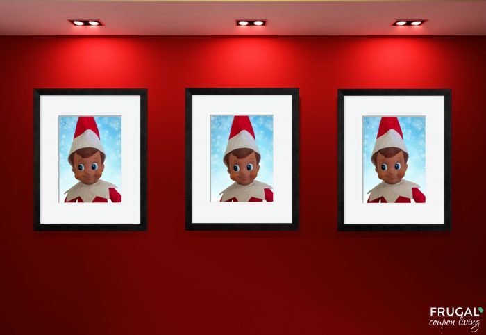 Elf on the Shelf Portrait Gallery Wall