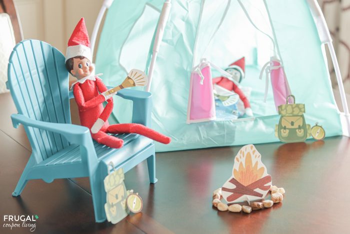 Elf on the Shelf Camping Costume and Props