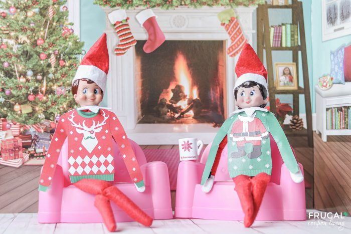 Elf on the Shelf Ugly Christmas Sweater Printable