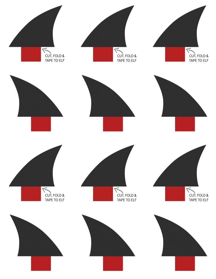 Baby Shark Costume for Elf on the Shelf