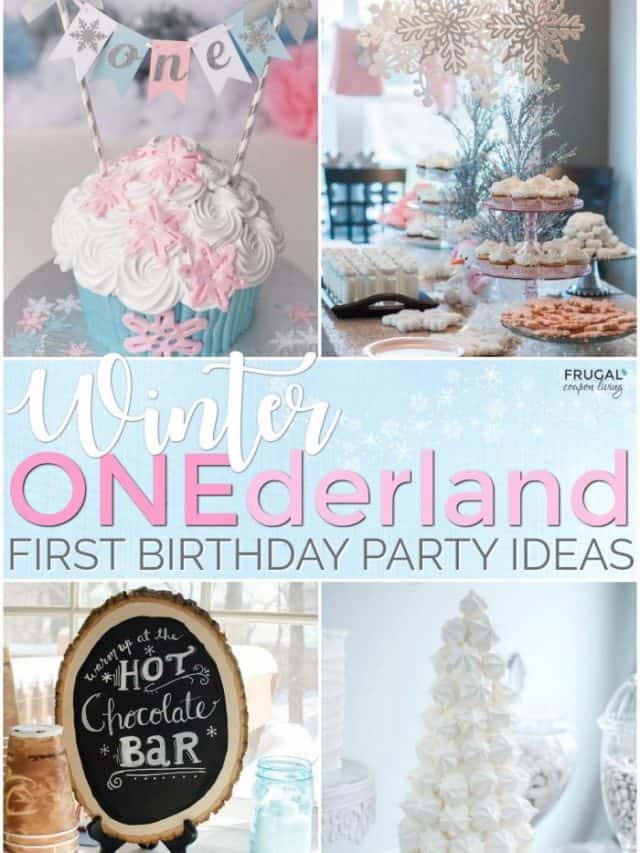 WINTER ONEDERLAND FIRST BIRTHDAY PARTY IDEAS STORY