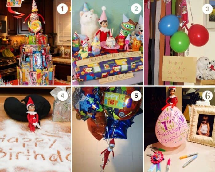 Ideas for Elf on the Shelf birthday party