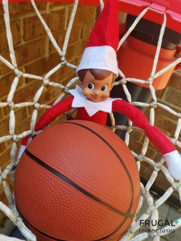 Elf on the Shelf Basketball Game with Printable Scoreboard