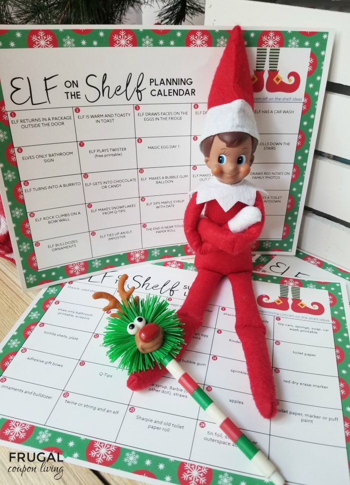Elf on the Shelf Calendar