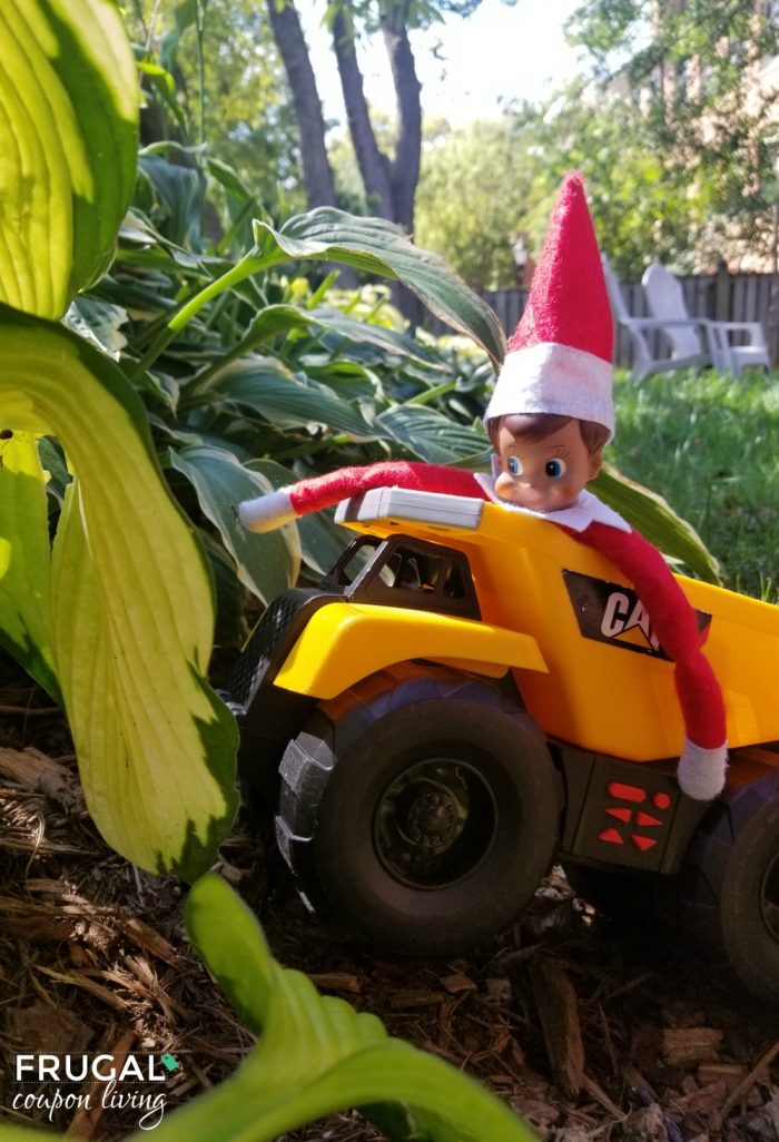 Elf on the Shelf Construction Truck