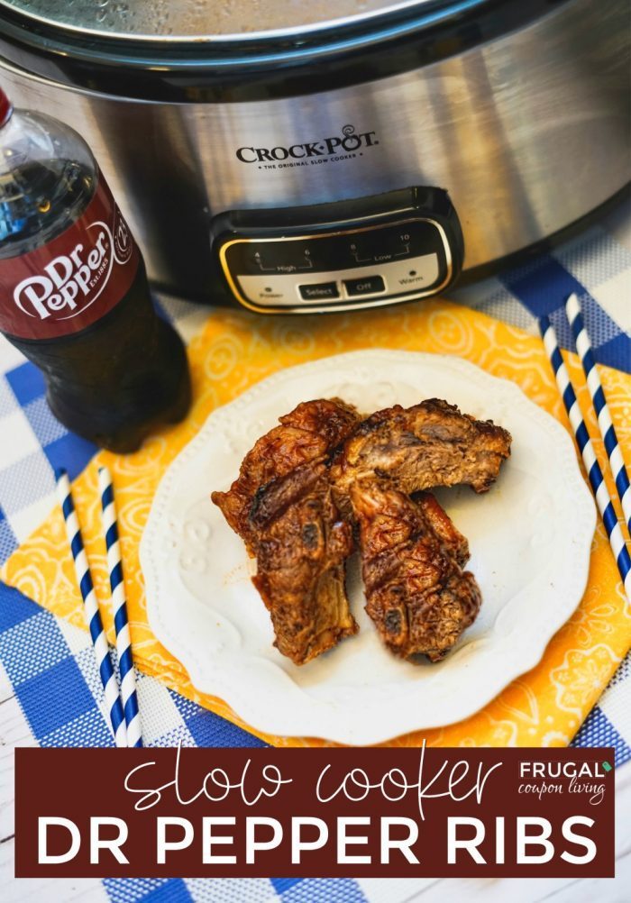 Dr. Pepper Ribs in Crock Pot Recipe