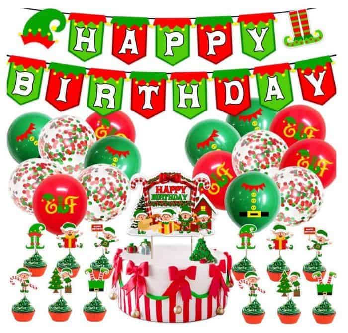 Elf on the Shelf Birthday Party Decorations