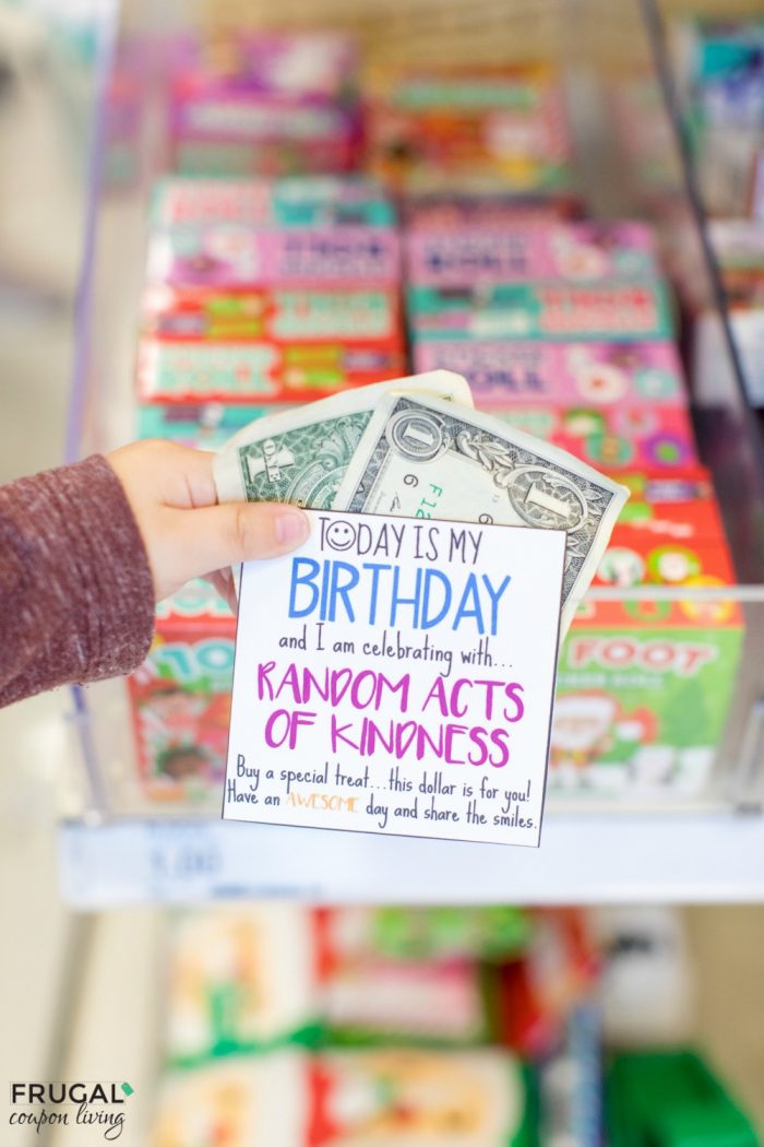 birthday random acts of kindness