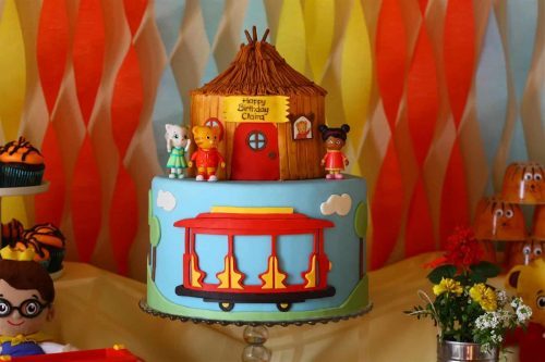 Daniel Tiger Birthday Party Cake