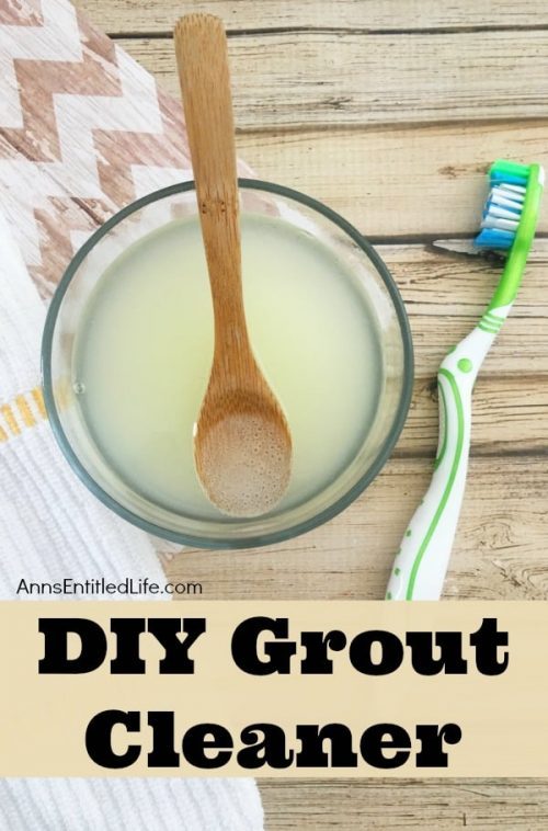 DIY Homemade Grout Cleaner