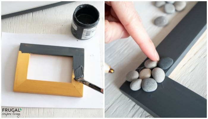 Fathers Day Rock Picture Frame Craft