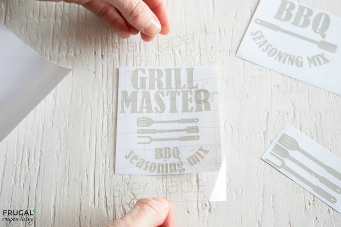 How to Add Transfer Tape to Cricut Vinyl