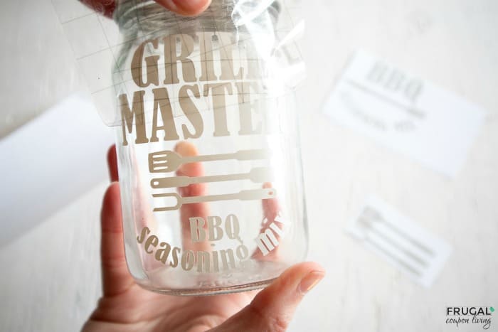 How to Transfer Vinyl to a Mason Jar