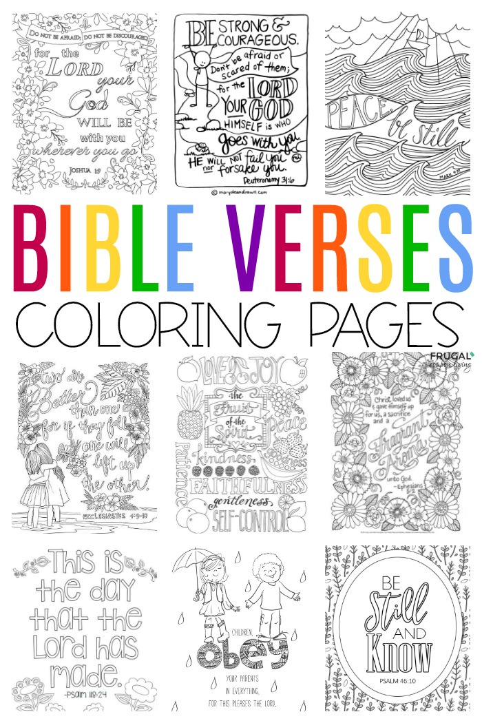 Bible Verse Coloring Pages