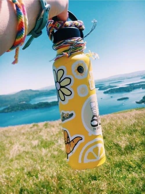 Summer Camp Hydro Flask with Stickers