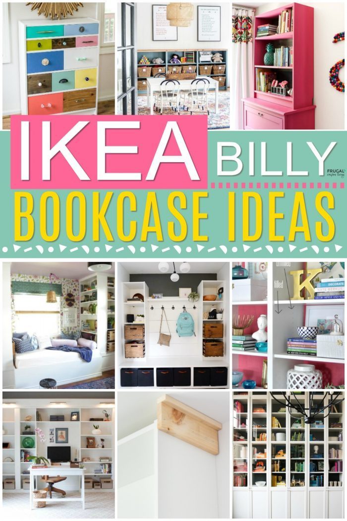 IKEA Billy Bookcase Hacks and Low Cost IKEA Home Decor