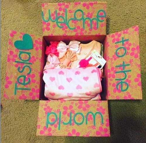 Newborn New Mama Baby Care Package Idea