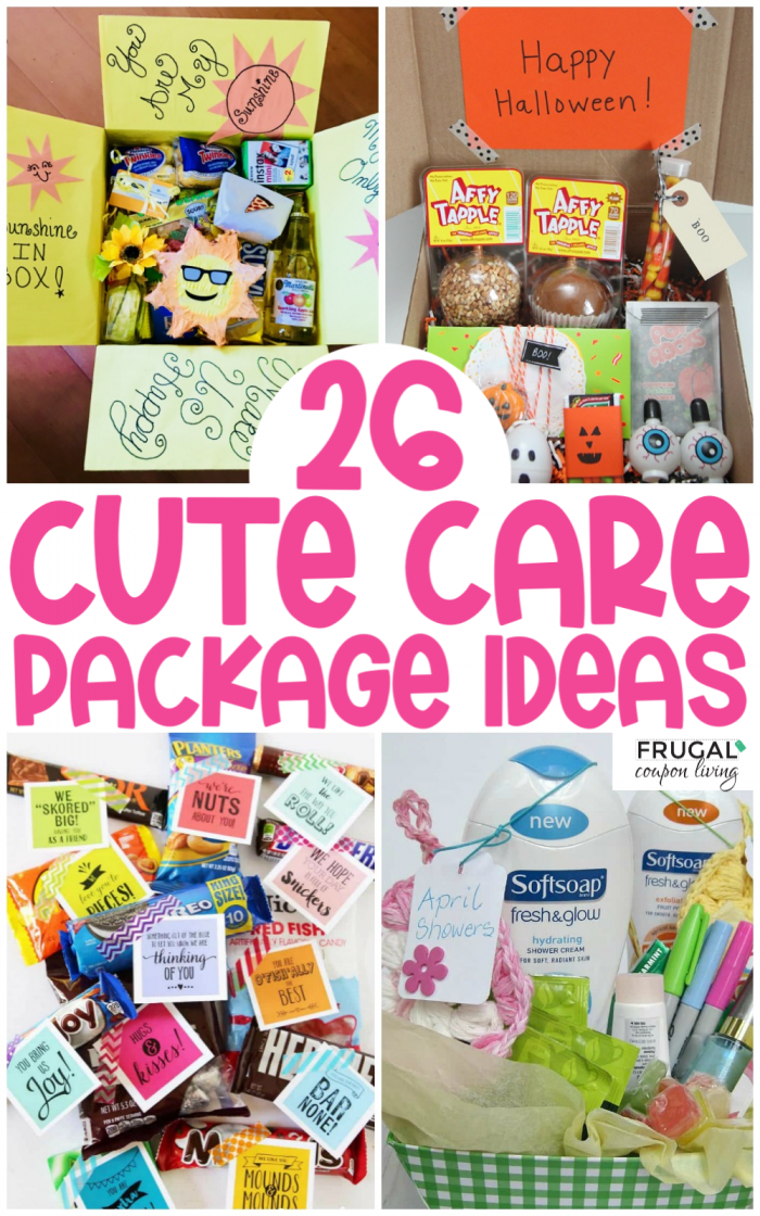 care package ideas - gifts by mail