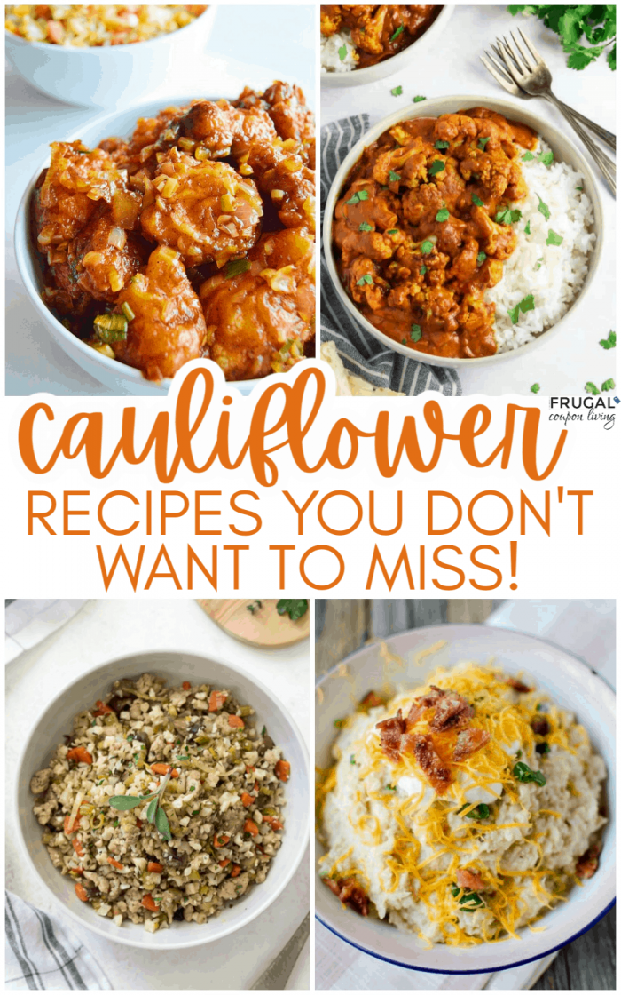 Healthy Cauliflower Recipes - Low Carb Meals