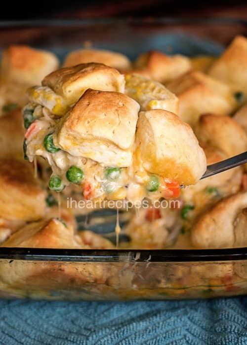 Easy Chicken Pot Pie with Biscuits