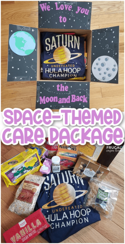 Space Themed care package gift idea