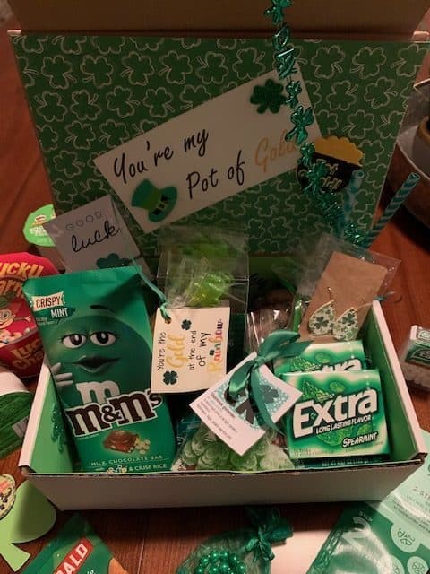 St. Patrick's Day care package Idea