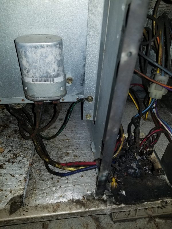 House Fire in the HVAC Unit