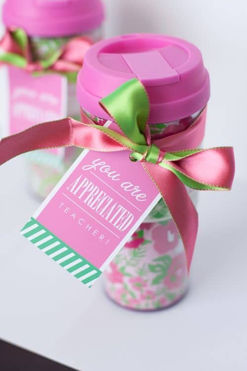 you are appreciated teacher appreciation gift idea