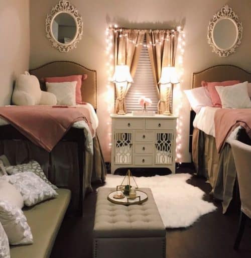 College Dorm Decor with Ideas Dorm Room Lighting Ideas