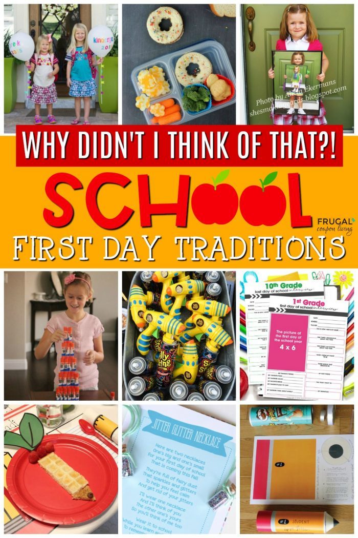 first day of school traditions and back to school ideas and activities