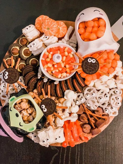 Spooktacular Halloween Snack Board for Halloween Party