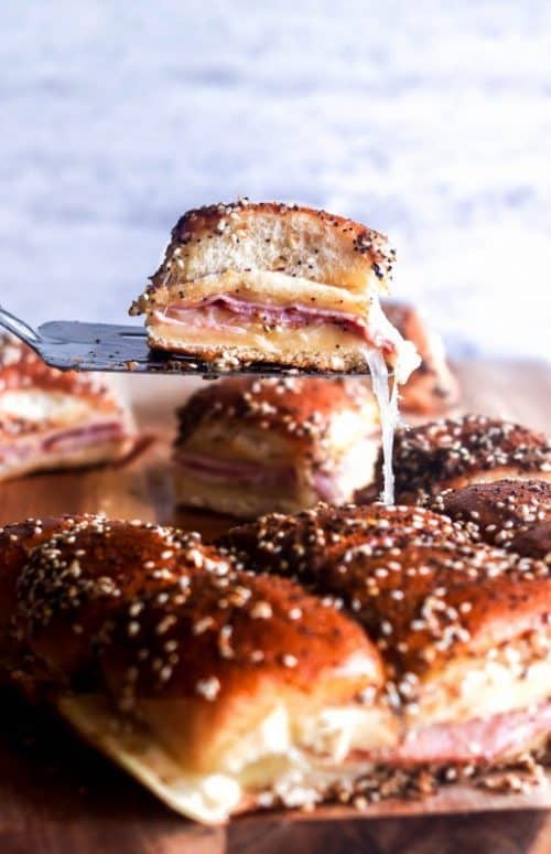 Ham & Cheese Sliders | Thanksgiving Potluck Recipes