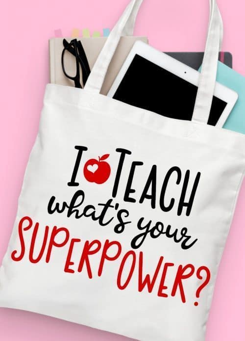 i teach what's your super power teacher appreciation free svg file