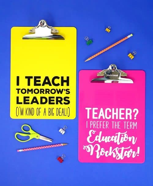 teacher appreciation free svg file clipboards