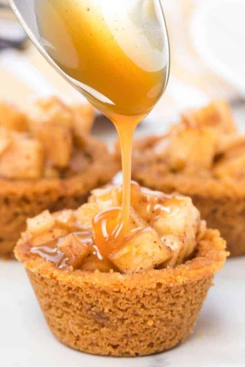 Caramel Apple Crisp Bites | Fall Dessert Recipe Idea
