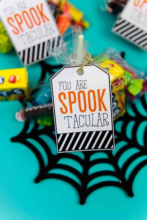 Spook-tacular Halloween Gift Tag Printable
