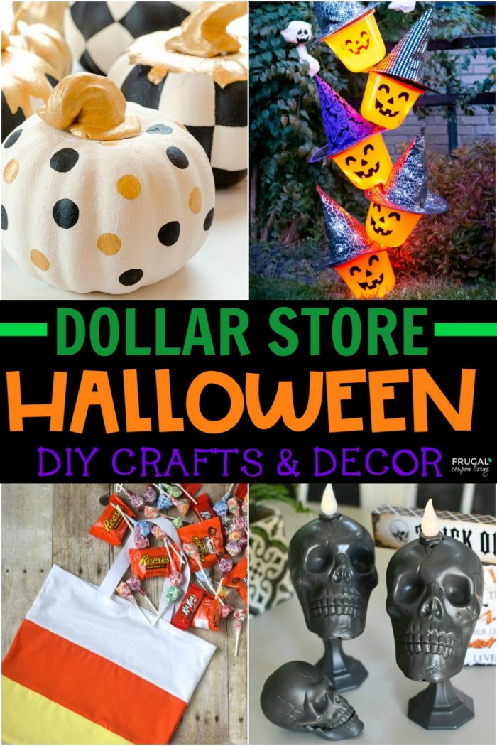 Dollar Store Halloween Crafts and Decor