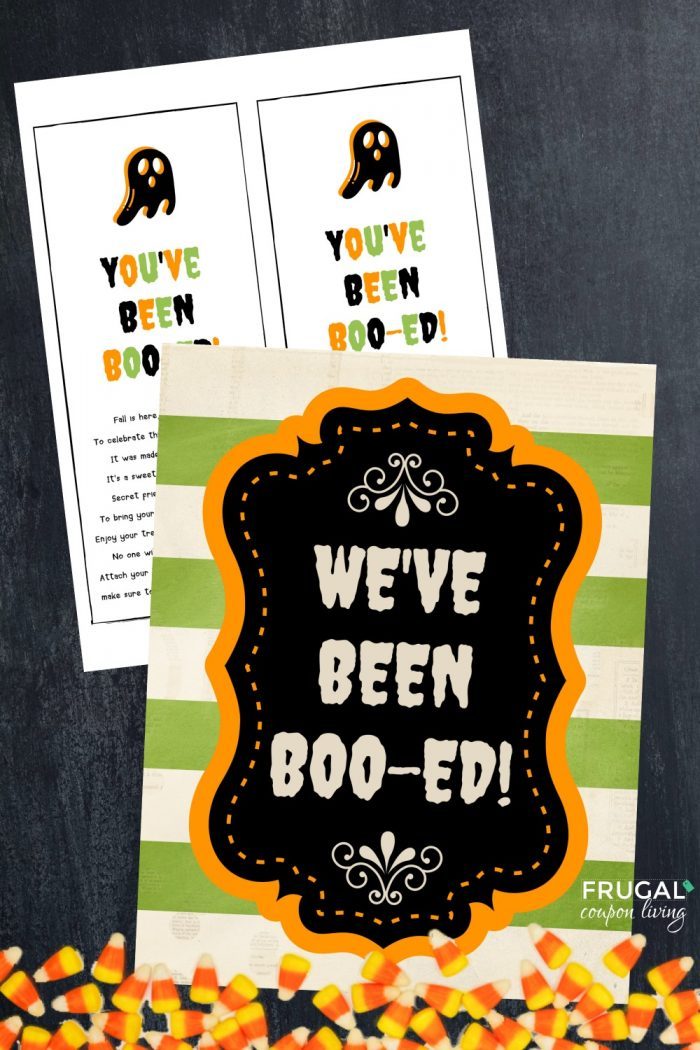 Free You've Been Booed and I've Been Booed Printables & Halloween Tradition