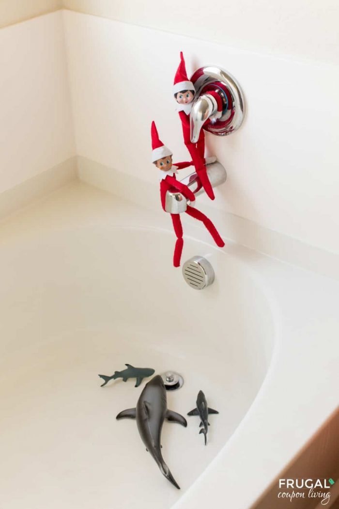 Elf on the Shelf Shark - Danger Below