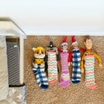 Elf on the Shelf Sleeping Bag in Socks